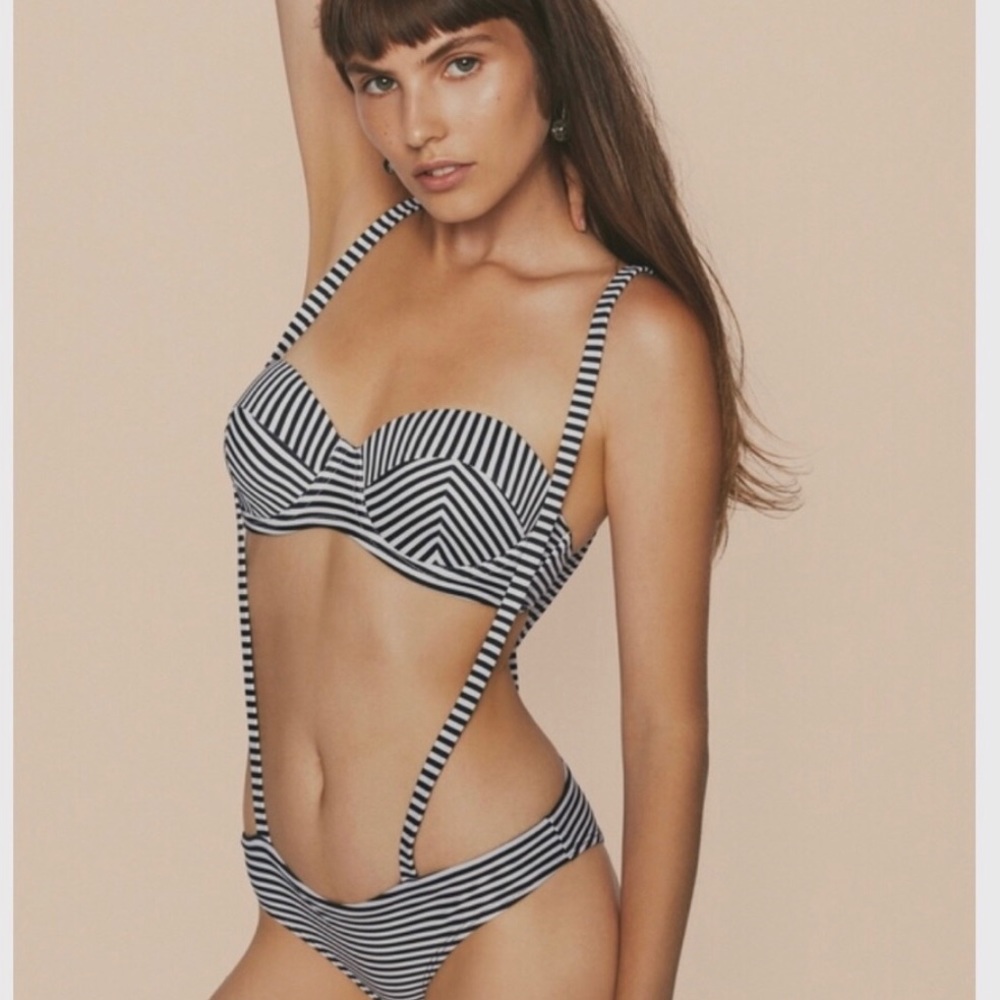 Prey Swim Suspender Bikini Bottoms